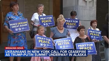 Ukrainian community and allies rally for peace in New York City